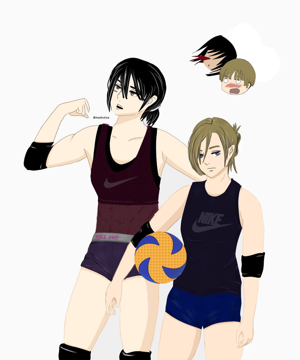 Mikasa Ackerman & Annie Leonhart